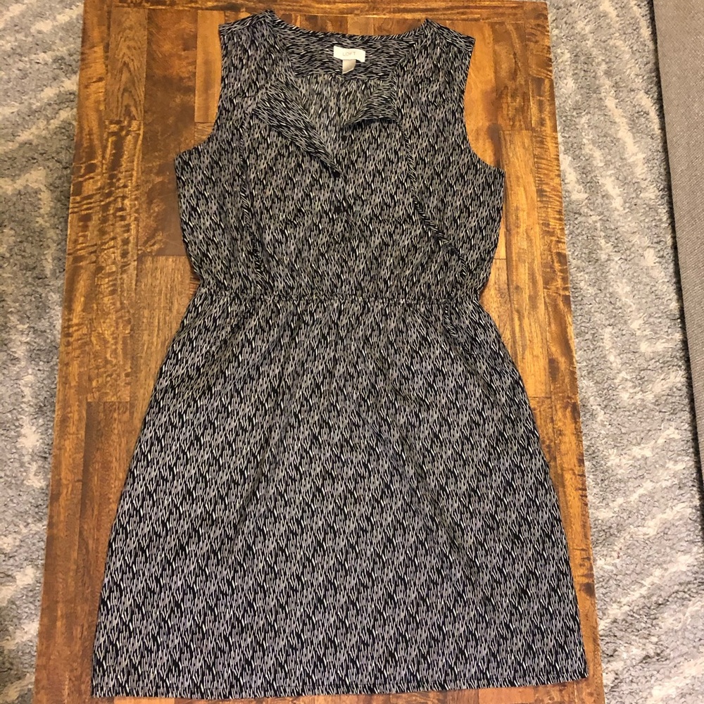 LOFT Fit and Flare Summer Dress
